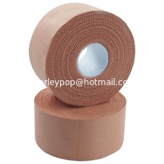 China 1" x13m trägt Klebstreifenstreifenbildungs-Baumwollgewebe des Bänder TURNHALLEN-Bandfingerlingskernzickzack-Randbehäutungs-Zinkoxids zur Schau fournisseur