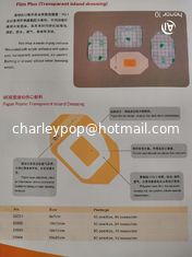 China PU-Film plus der gedrehten transparente Inselbehandlungen Inselbehandlungen PUs 10x10cm fournisseur